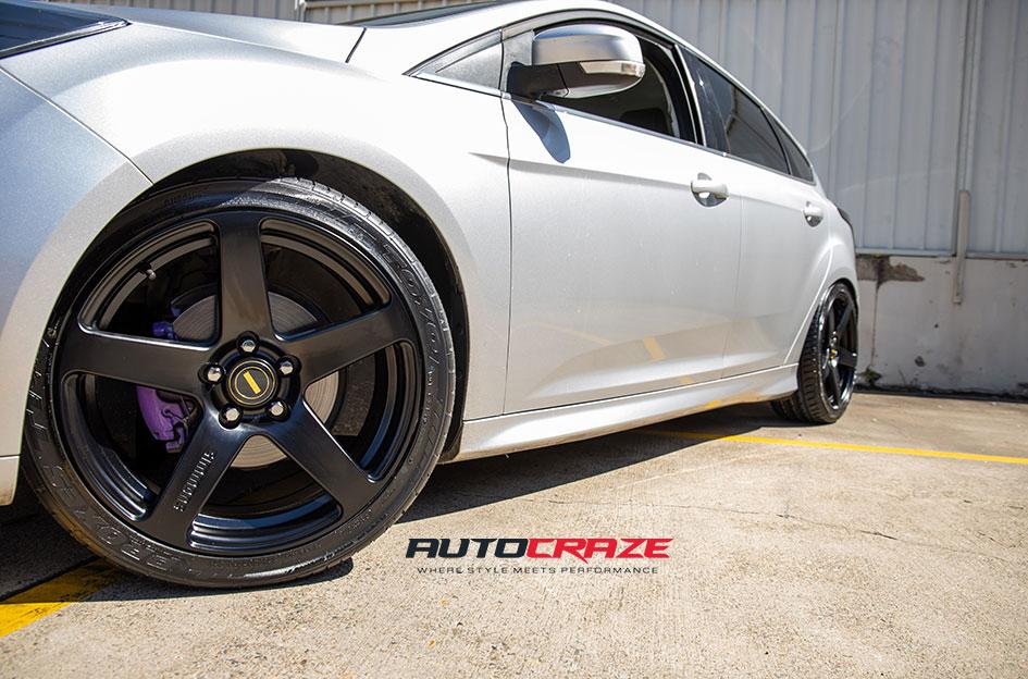 FORD FOCUS  5 STUD  FRC FLAT BLACK